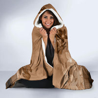 Tonga Emancipation Day Hooded Blanket Tongan Kupesi Ngatu Pattern Vintage Style LT05 - Polynesian Pride