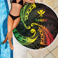 AAPI Heritage Month Beach Blanket Kanaka Maoli Polynesian Tribal Wave