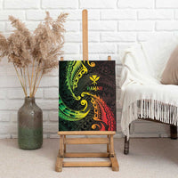 AAPI Heritage Month Canvas Wall Art Kanaka Maoli Polynesian Tribal Wave
