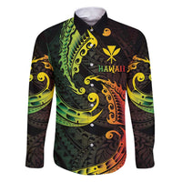 AAPI Heritage Month Family Matching Puletasi and Hawaiian Shirt Kanaka Maoli Polynesian Tribal Wave