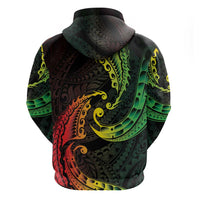AAPI Heritage Month Hoodie Kanaka Maoli Polynesian Tribal Wave