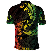 AAPI Heritage Month Polo Shirt Kanaka Maoli Polynesian Tribal Wave