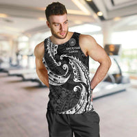 AAPI Heritage Month Men Tank Top American Samoa Polynesian Tribal Wave LT05 Black - Polynesian Pride