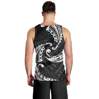 AAPI Heritage Month Men Tank Top American Samoa Polynesian Tribal Wave LT05 - Polynesian Pride
