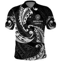 AAPI Heritage Month Polo Shirt American Samoa Polynesian Tribal Wave