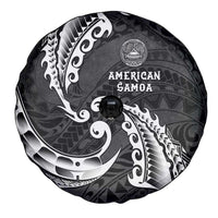 AAPI Heritage Month Spare Tire Cover American Samoa Polynesian Tribal Wave