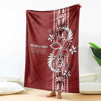 Tonga Language Week Blanket Malo e Lelei Kupesi Ngatu Pattern LT05 - Polynesian Pride