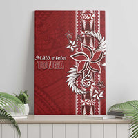 Tonga Language Week Canvas Wall Art Malo e Lelei Kupesi Ngatu Pattern LT05 - Polynesian Pride