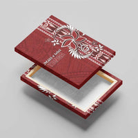 Tonga Language Week Canvas Wall Art Malo e Lelei Kupesi Ngatu Pattern LT05 - Polynesian Pride