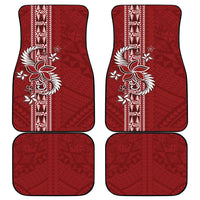 Tonga Language Week Car Mats Malo e Lelei Kupesi Ngatu Pattern LT05 - Polynesian Pride