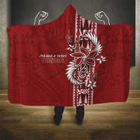 Tonga Language Week Hooded Blanket Malo e Lelei Kupesi Ngatu Pattern LT05 - Polynesian Pride
