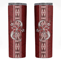 Tonga Language Week Skinny Tumbler Malo e Lelei Kupesi Ngatu Pattern
