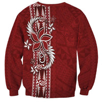 Tonga Language Week Sweatshirt Malo e Lelei Kupesi Ngatu Pattern LT05 - Polynesian Pride