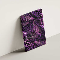 Aotearoa New Zealand Crocodile Canvas Wall Art Silver Fern Maori Pattern LT05 - Polynesian Pride