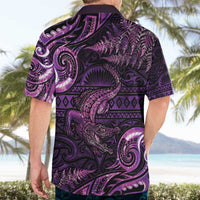 Aotearoa New Zealand Crocodile Hawaiian Shirt Silver Fern Maori Pattern LT05 - Polynesian Pride