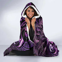 Aotearoa New Zealand Crocodile Hooded Blanket Silver Fern Maori Pattern LT05 - Polynesian Pride