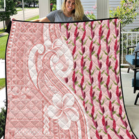 Samoa Teuila Quilt Pink Samoan Siapo Motifs