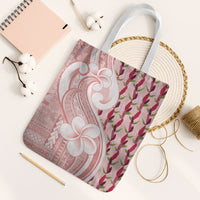 Samoa Teuila Tote Bag Pink Samoan Siapo Motifs