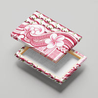 Samoa Teuila Canvas Wall Art White Samoan Siapo Motifs