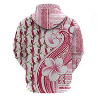 Samoa Teuila Hoodie White Samoan Siapo Motifs