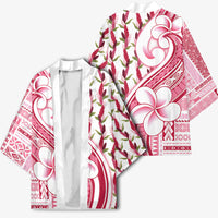 Samoa Teuila Kimono White Samoan Siapo Motifs