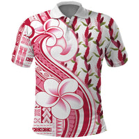 Samoa Teuila Polo Shirt White Samoan Siapo Motifs
