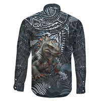 Hawaii Mo'o Lizard God Family Matching Puletasi and Hawaiian Shirt Polynesian Style LT05 - Polynesian Pride