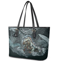 Hawaii Mo'o Lizard God Leather Tote Bag Polynesian Style LT05 - Polynesian Pride