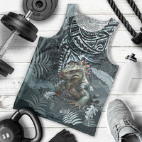 Hawaii Mo'o Lizard God Men Tank Top Polynesian Style LT05 - Polynesian Pride