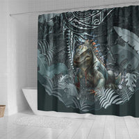 Hawaii Mo'o Lizard God Shower Curtain Polynesian Style