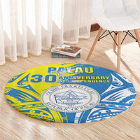 Palau Independence Day Round Carpet Happy 30th Anniversary