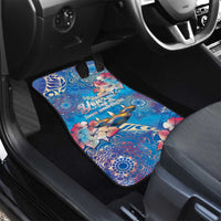 Happy Diwali Festival Car Mats Diya Lamp Rangoli With Polynesian Pattern LT05 - Polynesian Pride