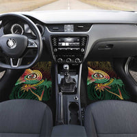 Vanuatu Espiritu Santo Island Car Mats Beach Landscape LT05 Set 2pcs - Front Black - Polynesian Pride