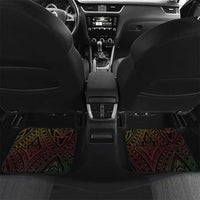 Vanuatu Espiritu Santo Island Car Mats Beach Landscape LT05 Set 2pcs - Back Black - Polynesian Pride
