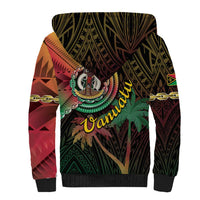 Vanuatu Espiritu Santo Island Sherpa Hoodie Beach Landscape LT05 - Polynesian Pride