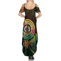 Vanuatu Espiritu Santo Island Summer Maxi Dress Beach Landscape LT05 - Polynesian Pride