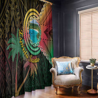 Vanuatu Espiritu Santo Island Window Curtain Beach Landscape LT05 - Polynesian Pride