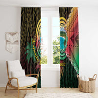 Vanuatu Espiritu Santo Island Window Curtain Beach Landscape LT05 - Polynesian Pride
