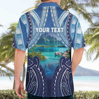 Personalised French Polynesia Bora Bora Hawaiian Shirt Beach Landscape Polynesian Style LT05 - Polynesian Pride