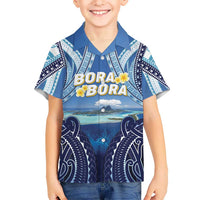 Personalised French Polynesia Bora Bora Hawaiian Shirt Beach Landscape Polynesian Style LT05 - Polynesian Pride