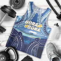 Personalised French Polynesia Bora Bora Men Tank Top Beach Landscape Polynesian Style LT05 - Polynesian Pride