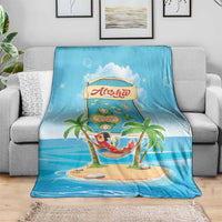 Aloha Hawaii Blanket Funny Macaw Parrot Tropical Vibe LT05 - Polynesian Pride