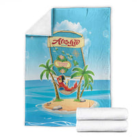 Aloha Hawaii Blanket Funny Macaw Parrot Tropical Vibe LT05 - Polynesian Pride