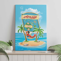 Aloha Hawaii Canvas Wall Art Funny Macaw Parrot Tropical Vibe LT05 - Polynesian Pride