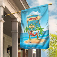 Aloha Hawaii Garden Flag Funny Macaw Parrot Tropical Vibe LT05 House Flag Blue - Polynesian Pride
