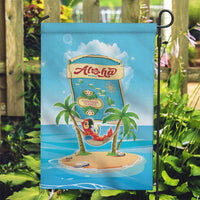 Aloha Hawaii Garden Flag Funny Macaw Parrot Tropical Vibe LT05 Garden Flag Blue - Polynesian Pride