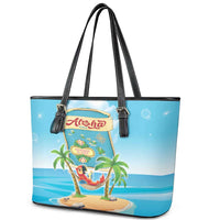 Aloha Hawaii Leather Tote Bag Funny Macaw Parrot Tropical Vibe LT05 - Polynesian Pride
