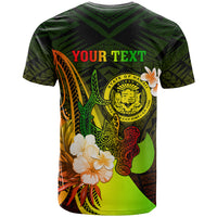 Personalised Hawaii State Motto T Shirt Hawaiian Tribal Reggae Hammerhead Shark LT05 - Polynesian Pride