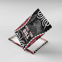 Aotearoa Waitangi Day Canvas Wall Art Maori Warrior Tribal Tattoo LT05 With Frame Black - Polynesian Pride