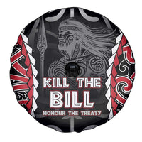 Aotearoa Waitangi Day Spare Tire Cover Maori Warrior Tribal Tattoo LT05 - Polynesian Pride